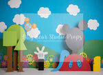 Mouse Club House by Angelica Knowland - Lilly Bear Studio Props, disney, mickey mouse, mickey mouse clubhouse, mickey mouse head, miska mouska mickey mouse
