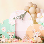 My Deer Cutie - Lilly Bear Studio Props, baby animal, baby animals, baby deer, bambi, deer, deer one, deers, Fabric, floral, floral garden, floral rainbow, flower deer, girls, little wild one, macrame, painted garden, spring woodland, wild one, wild one girl, woodland, woodland animals, woodland creatures, woodland flower balloon garland, woodland flower garland, woodland friends, Wrinkle Free Fabric