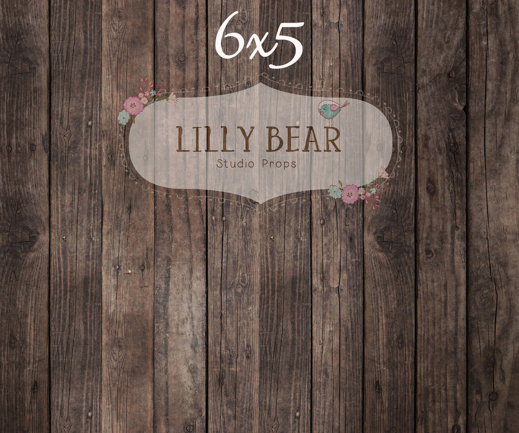 Nate Dark Wood Planks Floor by Lilly Bear Studio Props sold by Lilly Bear Studio Props, barn - dark wood - dark wood pl