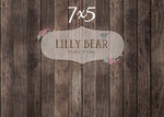 Nate Dark Wood Planks Floor by Lilly Bear Studio Props sold by Lilly Bear Studio Props, barn - dark wood - dark wood pl