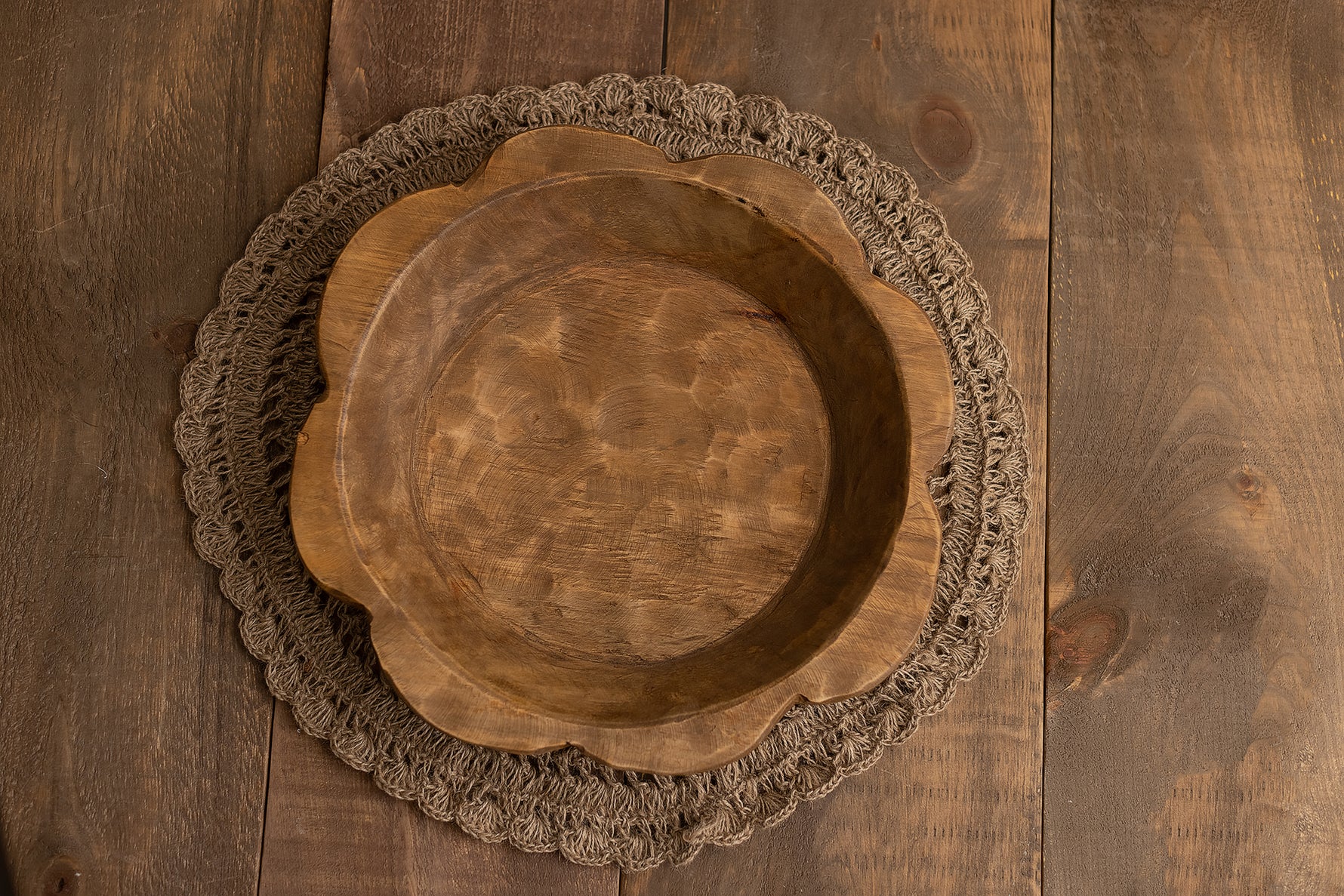 Natural Round Macrame Layer - Lilly Bear Studio Props, jute, layers, macrame, props, stuffer