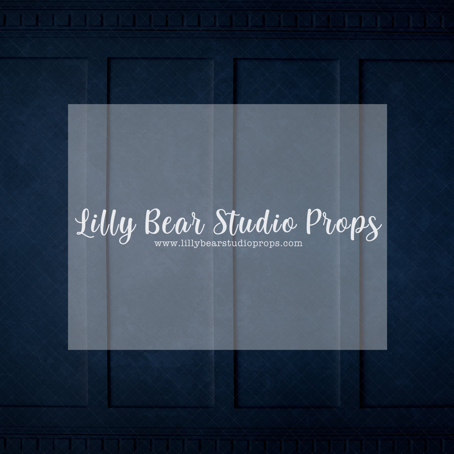 Navy Panel Wall - Lilly Bear Studio Props, blue panel wall, curtains, FABRICS, panel wall