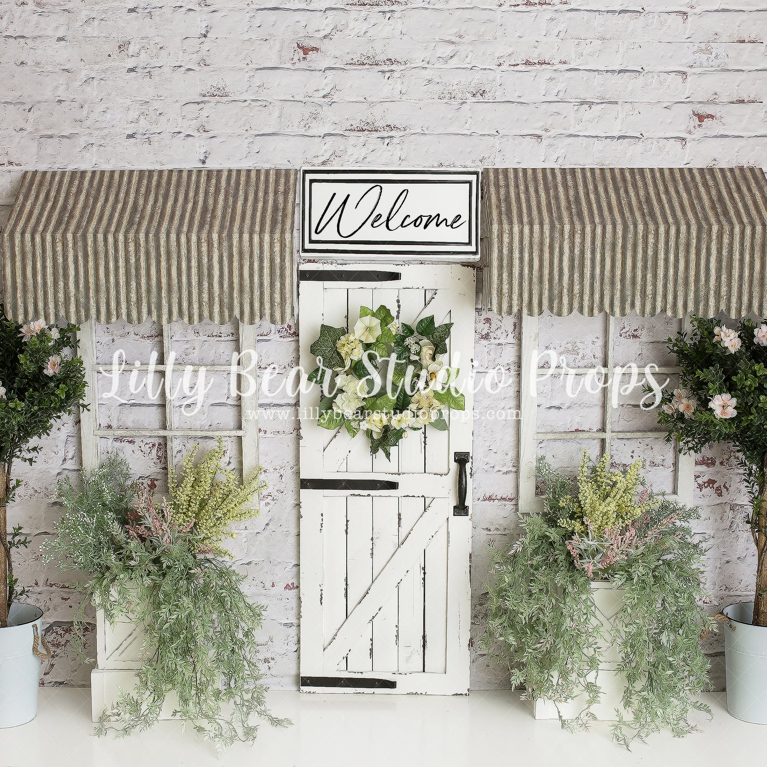 Welcome to Neighbourly Lane by Daniella Photography sold by Lilly Bear Studio Props, boys - cake smash - FABRICS - flor