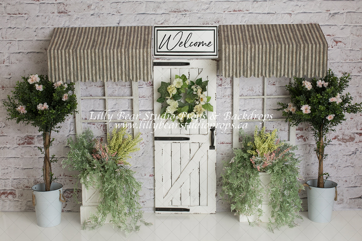 Welcome to Neighbourly Lane by Daniella Photography sold by Lilly Bear Studio Props, boys - cake smash - FABRICS - flor