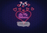 Neon Be My Valentine by Lilly Bear Studio Props sold by Lilly Bear Studio Props, FABRICS