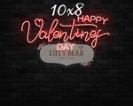Neon VDay by Lilly Bear Studio Props sold by Lilly Bear Studio Props, FABRICS