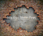 New York Brick Wall by Lilly Bear Studio Props sold by Lilly Bear Studio Props, brick - Brick Wall - cracked brick - di
