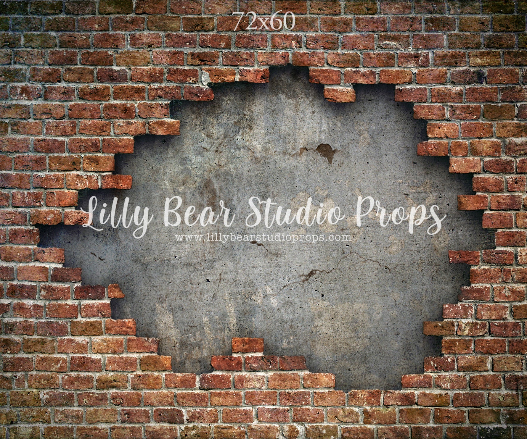 New York Brick Wall by Lilly Bear Studio Props sold by Lilly Bear Studio Props, brick - Brick Wall - cracked brick - di