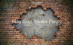 New York Brick Wall by Lilly Bear Studio Props sold by Lilly Bear Studio Props, brick - Brick Wall - cracked brick - di
