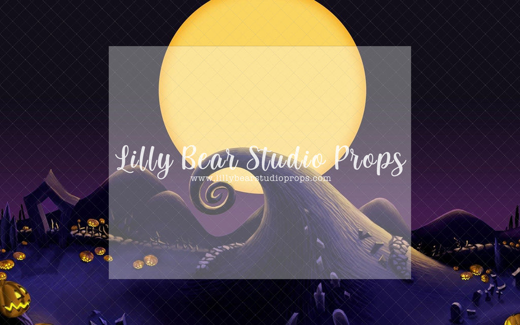 Christmas Nightmare - Lilly Bear Studio Props, christmas, Fabric, pine tree, trees, winter, woodland, Wrinkle Free Fabric