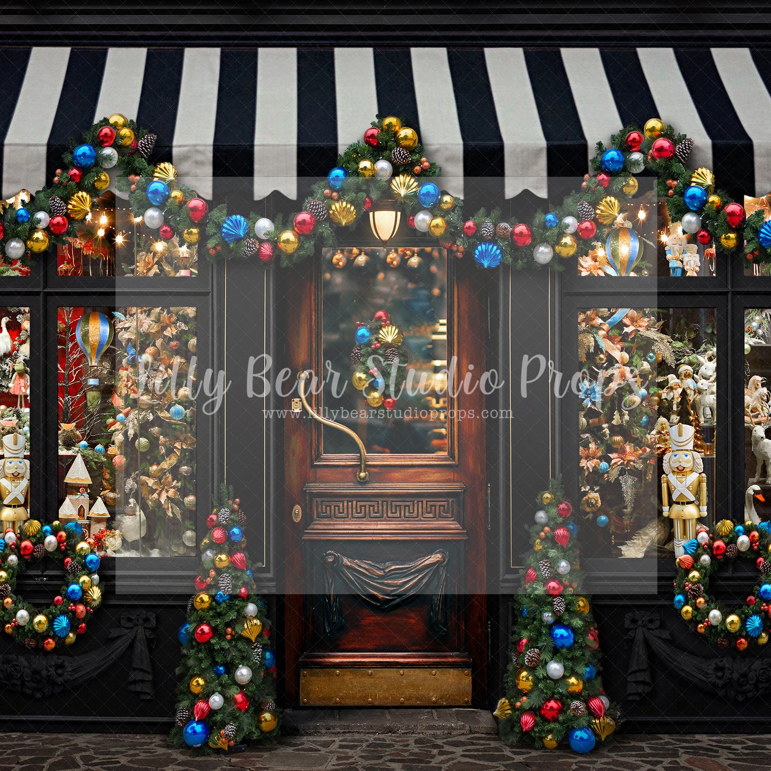 Noel Christmas Shop - Lilly Bear Studio Props, christmas, Cozy, Decorated, Festive, Giving, Holiday, Holy, Hopeful, Joyful, Merry, Peaceful, Peacful, Red & Green, Seasonal, Winter, Xmas, Yuletide