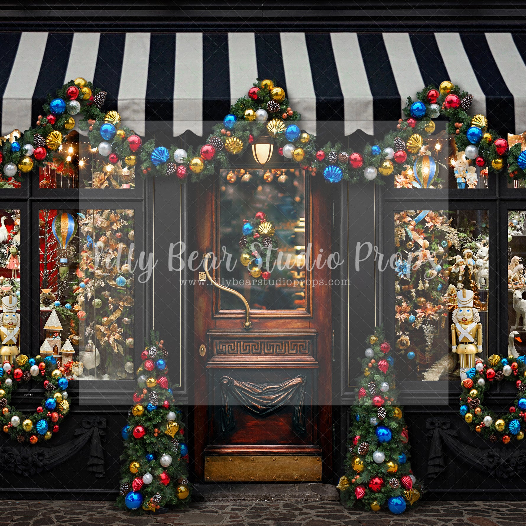 Noel Christmas Shop - Lilly Bear Studio Props, christmas, Cozy, Decorated, Festive, Giving, Holiday, Holy, Hopeful, Joyful, Merry, Peaceful, Peacful, Red & Green, Seasonal, Winter, Xmas, Yuletide