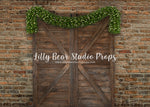 Northern View Christmas Room - Lilly Bear Studio Props, black fireplace, bohemian christmas, bohemian fireplace, bohemian mantel, boho, boho christmas, boho holiday, boho mantel, christmas, christmas mantel, christmas village, evergreen trees, evergreens, Fabric, fireplace, holiday, holiday christmas, mantel, Pampas, pine trees, white christmas, white holiday, Wrinkle Free Fabric
