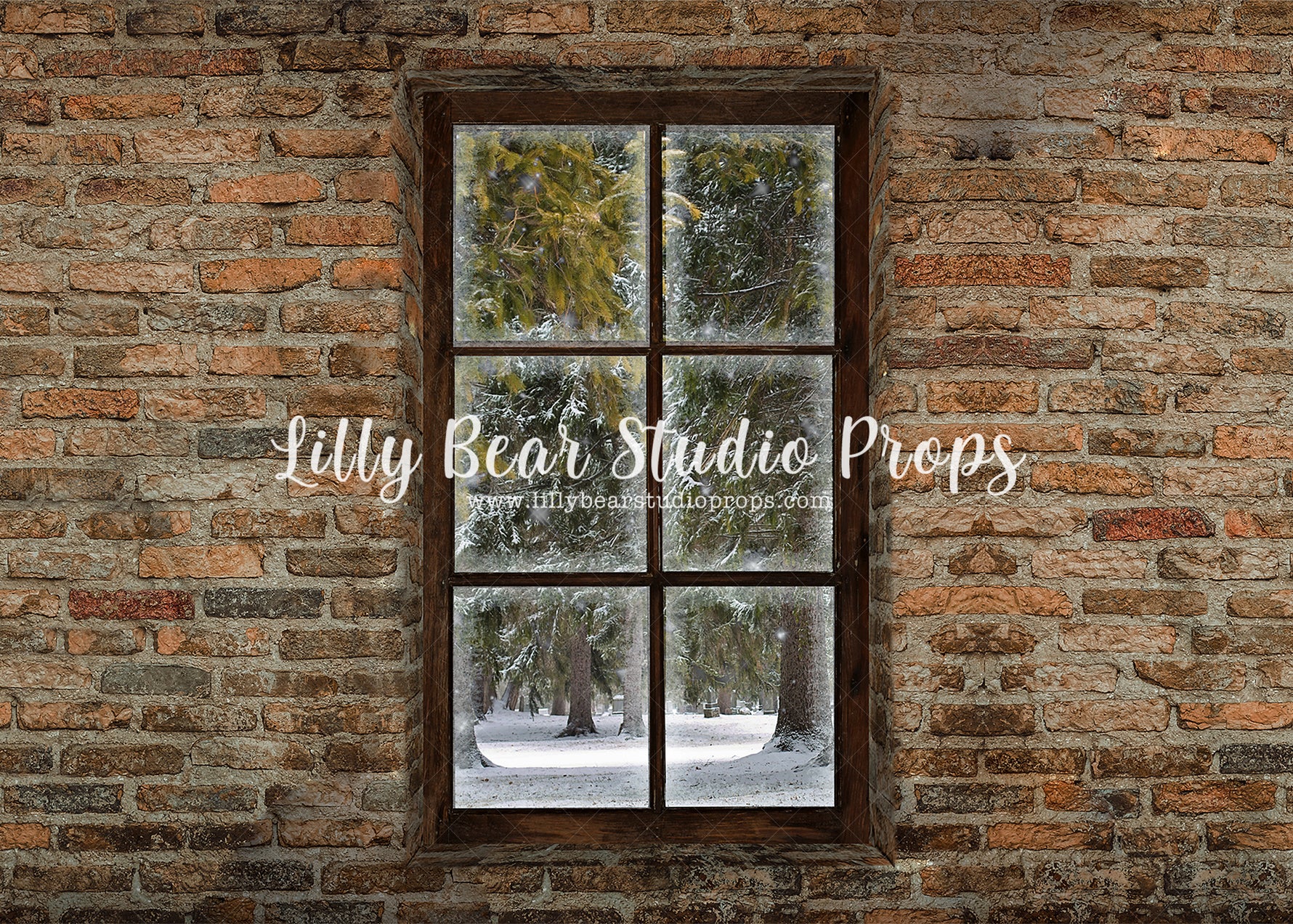 Northern Window by Lilly Bear Studio Props sold by Lilly Bear Studio Props, christmas - holiday