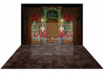 Nutcracker Village Shop Combo - Lilly Bear Studio Props, black fireplace, bohemian christmas, bohemian fireplace, bohemian mantel, boho, boho christmas, boho holiday, boho mantel, christmas, christmas mantel, christmas village, evergreen trees, evergreens, Fabric, fireplace, holiday, holiday christmas, mantel, Pampas, pine trees, white christmas, white holiday, Wrinkle Free Fabric