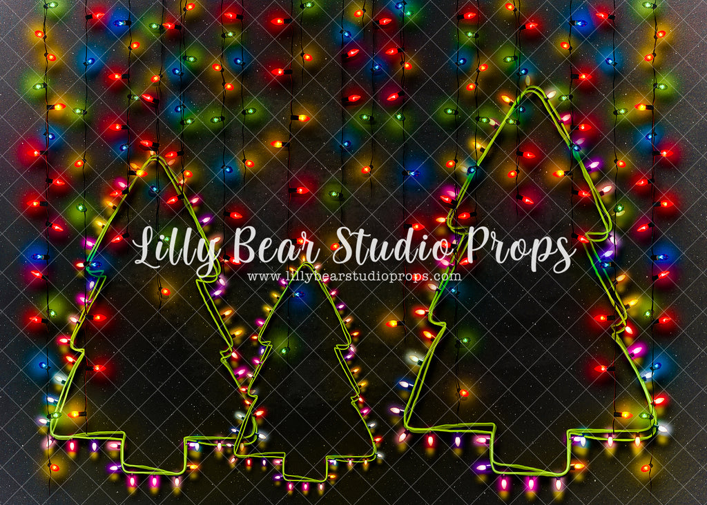 Oh Christmas Tree Lights - Lilly Bear Studio Props, animals, autumn forest, dark forest, enchanted forest, Fabric, FABRICS, fall forest, forest, forest animals, forest entry, forest floor, forest friends, forest painting, fox, green forest, into the wild, lanterns, little wild one, misty forest, moon, moonlight, moonlight forest, night forest, nighttime, owl, pine forest, pine tree, pine tree forest, pine trees, raccoon, where the wild things are, wild, wild animal, wild one, wild things, woodland forest