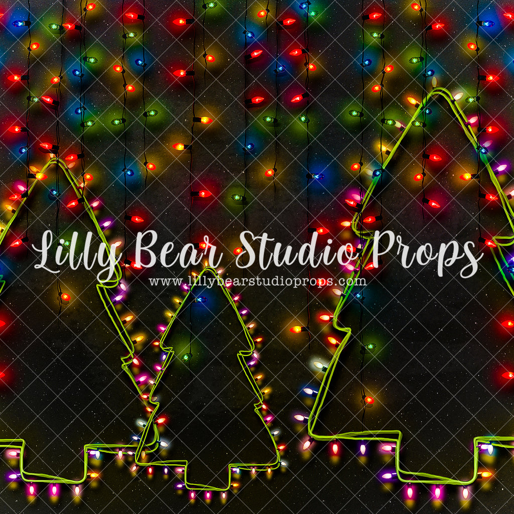 Oh Christmas Tree Lights - Lilly Bear Studio Props, animals, autumn forest, dark forest, enchanted forest, Fabric, FABRICS, fall forest, forest, forest animals, forest entry, forest floor, forest friends, forest painting, fox, green forest, into the wild, lanterns, little wild one, misty forest, moon, moonlight, moonlight forest, night forest, nighttime, owl, pine forest, pine tree, pine tree forest, pine trees, raccoon, where the wild things are, wild, wild animal, wild one, wild things, woodland forest