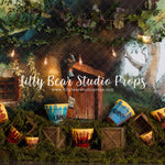 Oh, Bother - Lilly Bear Studio Props, acre woods, Christopher Robin, disney, disney movie, disney world, fabric, fairytale, forest, forest painting, honey, honey bees, honey bucket, honey comb, honey comb nest, honey jar, honey pot, hundred acre wood, mr.sanders, piglet, poly, pooh, rabbit, roo, tigger, tree, tree house, vinyl, water colour forest, watercolor forest, winnie, winnie the pooh