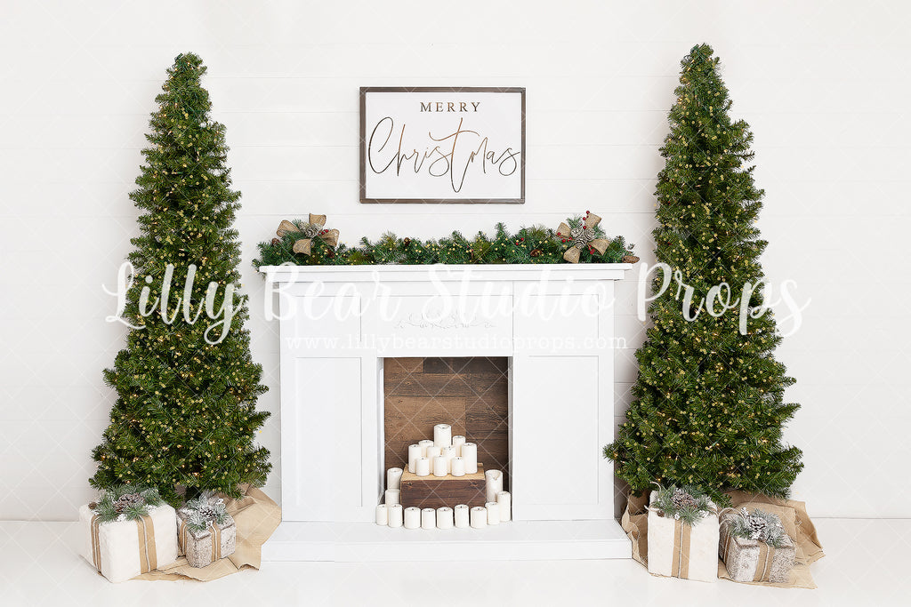Oh, Christmas Tree by Meagan Paige Photography sold by Lilly Bear Studio Props, candles - christmas - christmas firepla