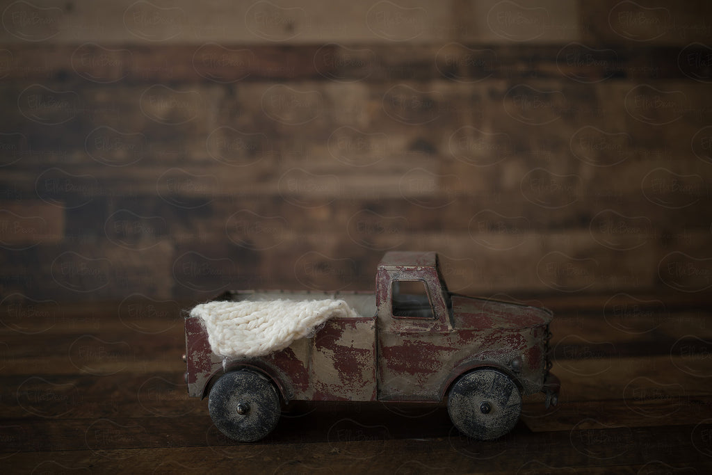 Old Truck Digital Backdrop - Lilly Bear Studio Props, bowl, brown, digital, newborn digital backdrop, truck, vintage car