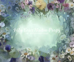 Once Upon A Meadow by Lilly Bear Studio Props sold by Lilly Bear Studio Props, blue - FABRICS - field of flowers - flor
