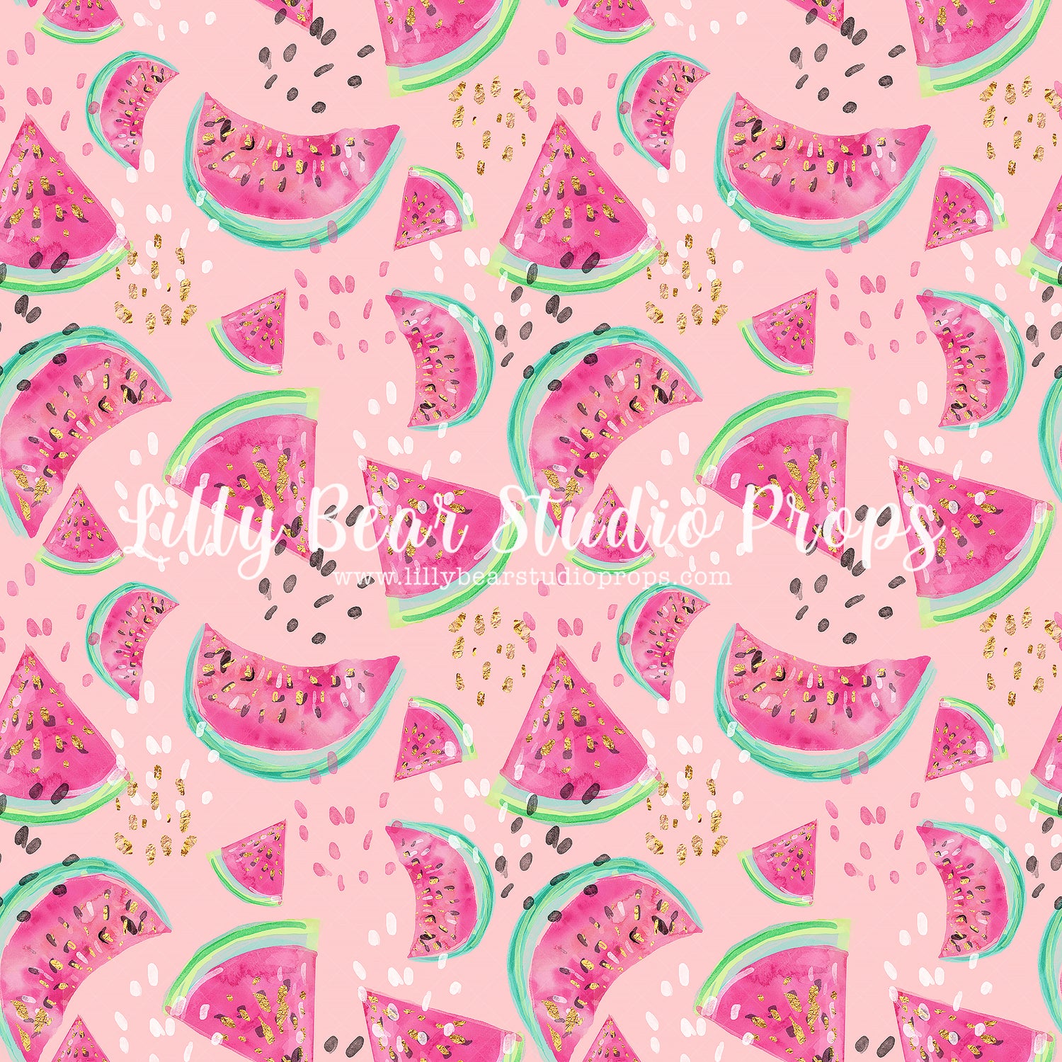 One In A Melon by Lilly Bear Studio Props sold by Lilly Bear Studio Props, birthday - cake smash - FABRICS - girl - sta