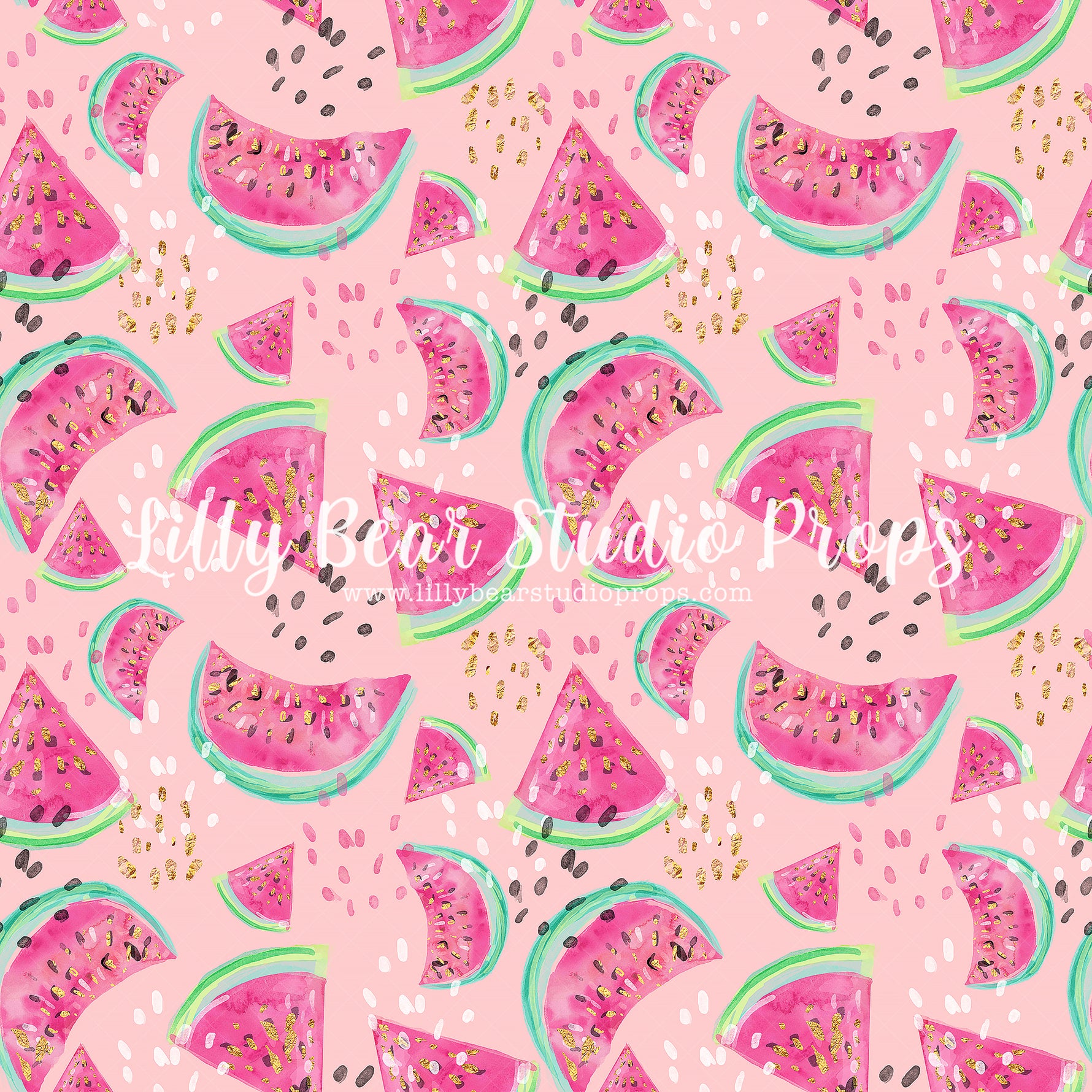 One In A Melon by Lilly Bear Studio Props sold by Lilly Bear Studio Props, birthday - cake smash - FABRICS - girl - sta