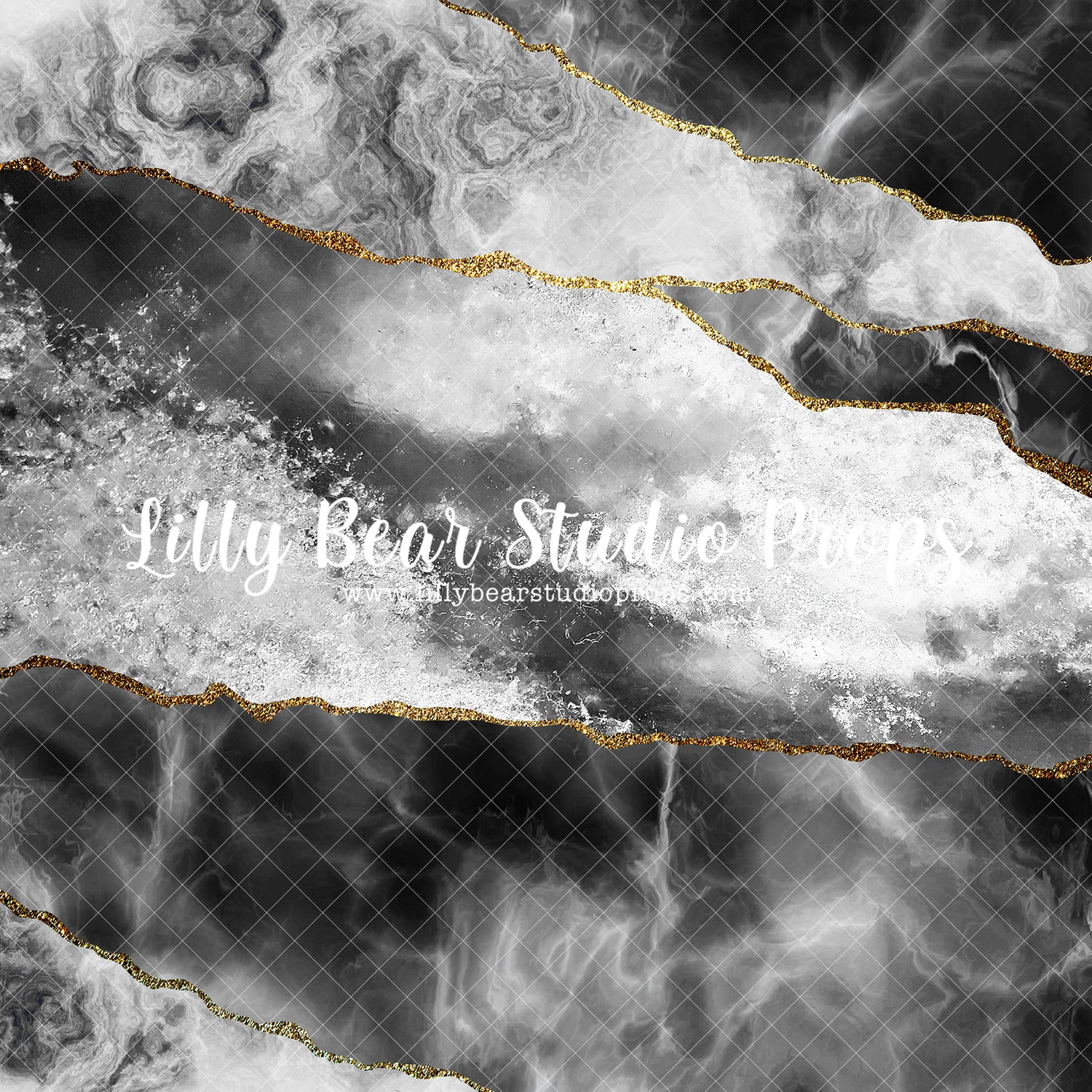 Onyx Geode - Lilly Bear Studio Props, blue, design, fine art, floral, geode, geode design, girls, hand painted, jade, jade geode, marble, marble effect
