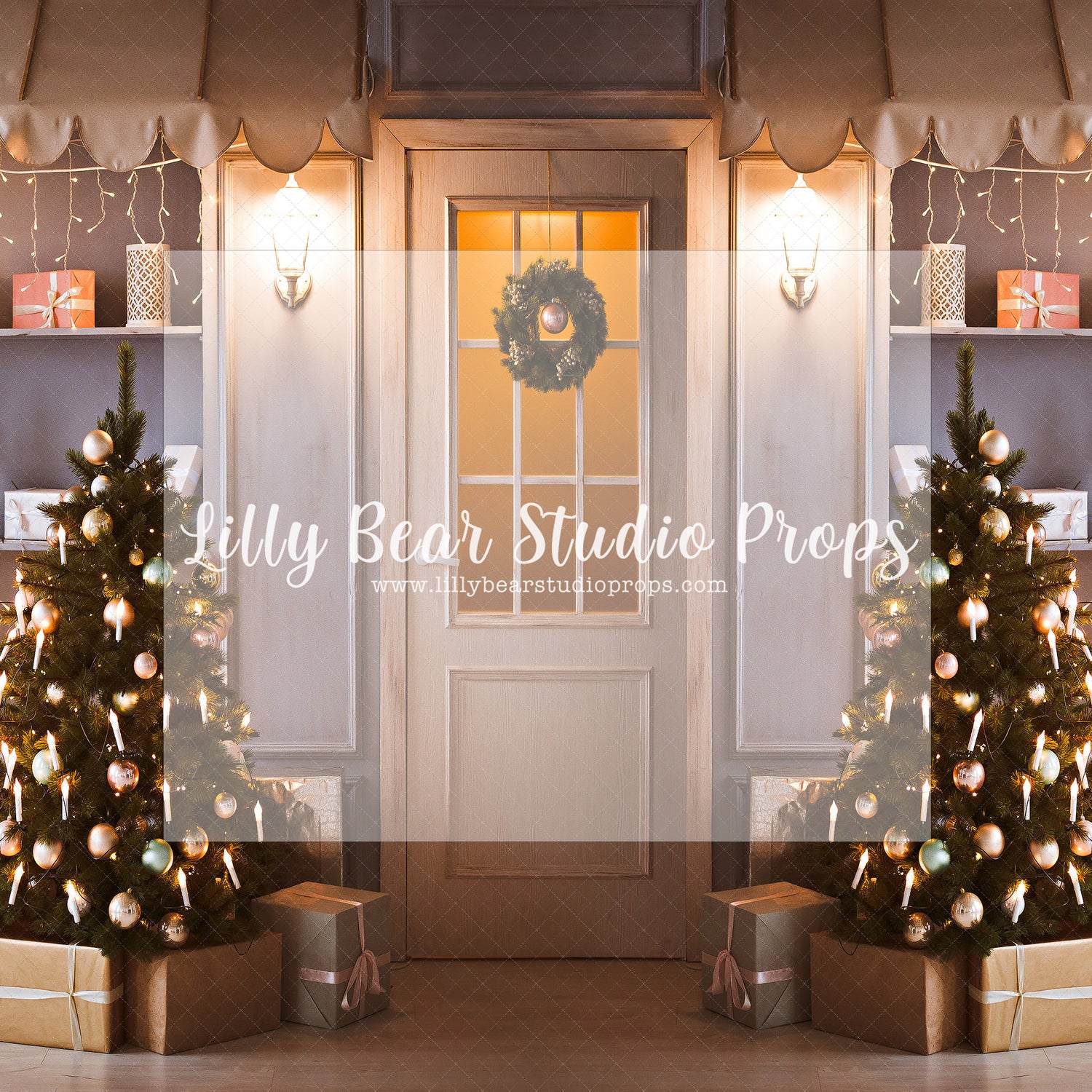 Open By Christmas - Lilly Bear Studio Props, christmas, Cozy, Decorated, Festive, Giving, Holiday, Holy, Hopeful, Joyful, Merry, Peaceful, Peacful, Red & Green, Seasonal, Winter, Xmas, Yuletide
