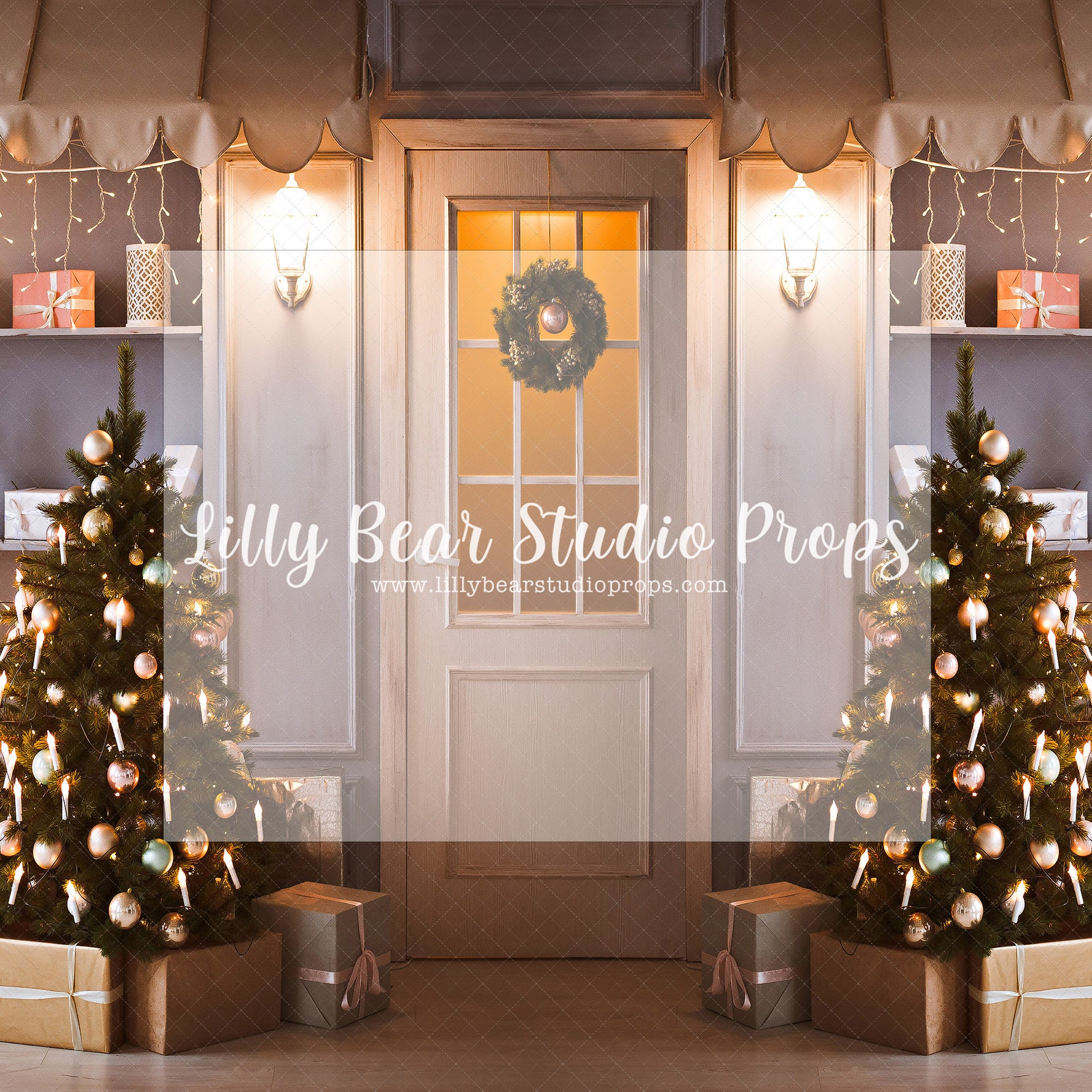 Open By Christmas - Lilly Bear Studio Props, christmas, Cozy, Decorated, Festive, Giving, Holiday, Holy, Hopeful, Joyful, Merry, Peaceful, Peacful, Red & Green, Seasonal, Winter, Xmas, Yuletide