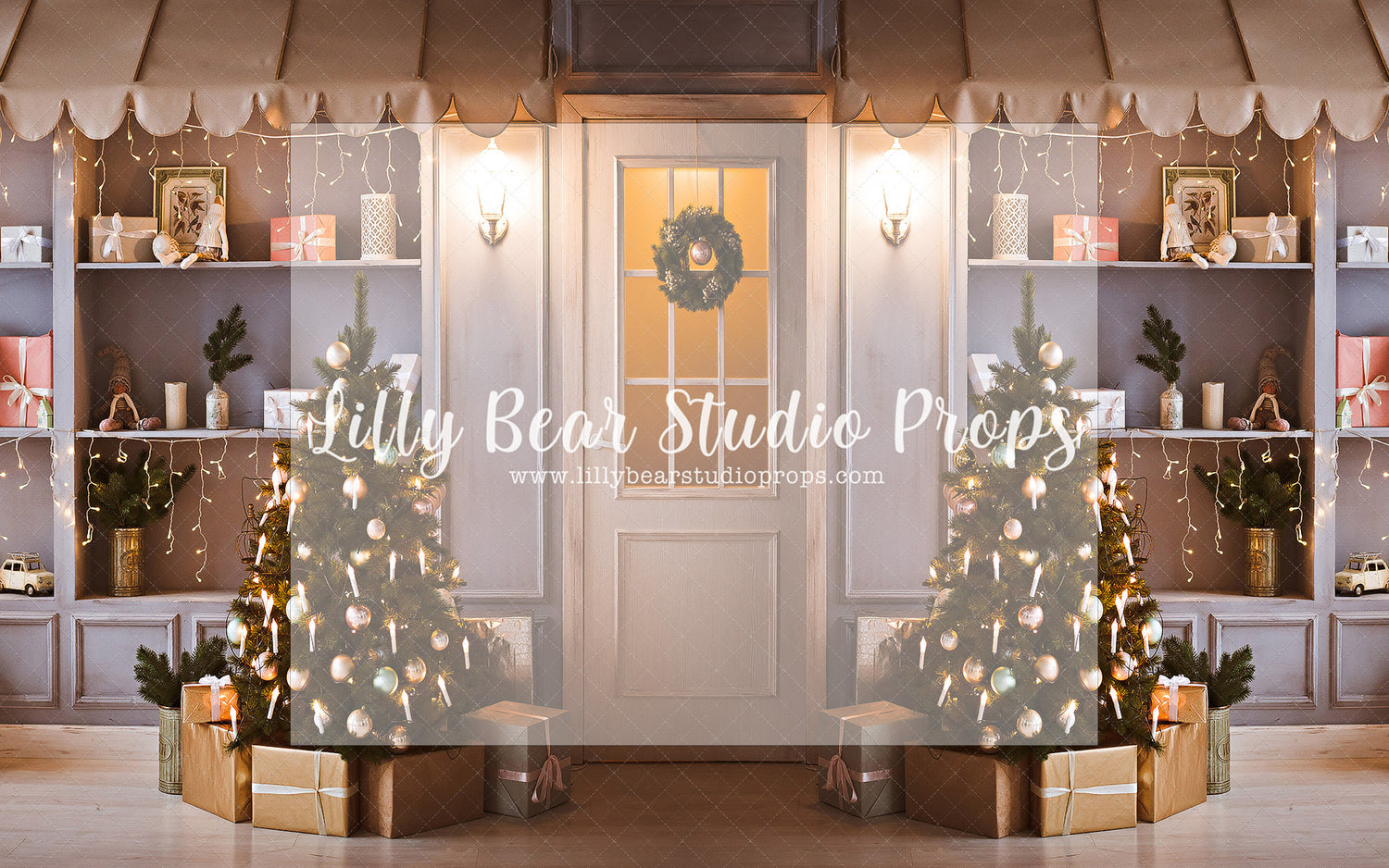 Open By Christmas - Lilly Bear Studio Props, christmas, Cozy, Decorated, Festive, Giving, Holiday, Holy, Hopeful, Joyful, Merry, Peaceful, Peacful, Red & Green, Seasonal, Winter, Xmas, Yuletide