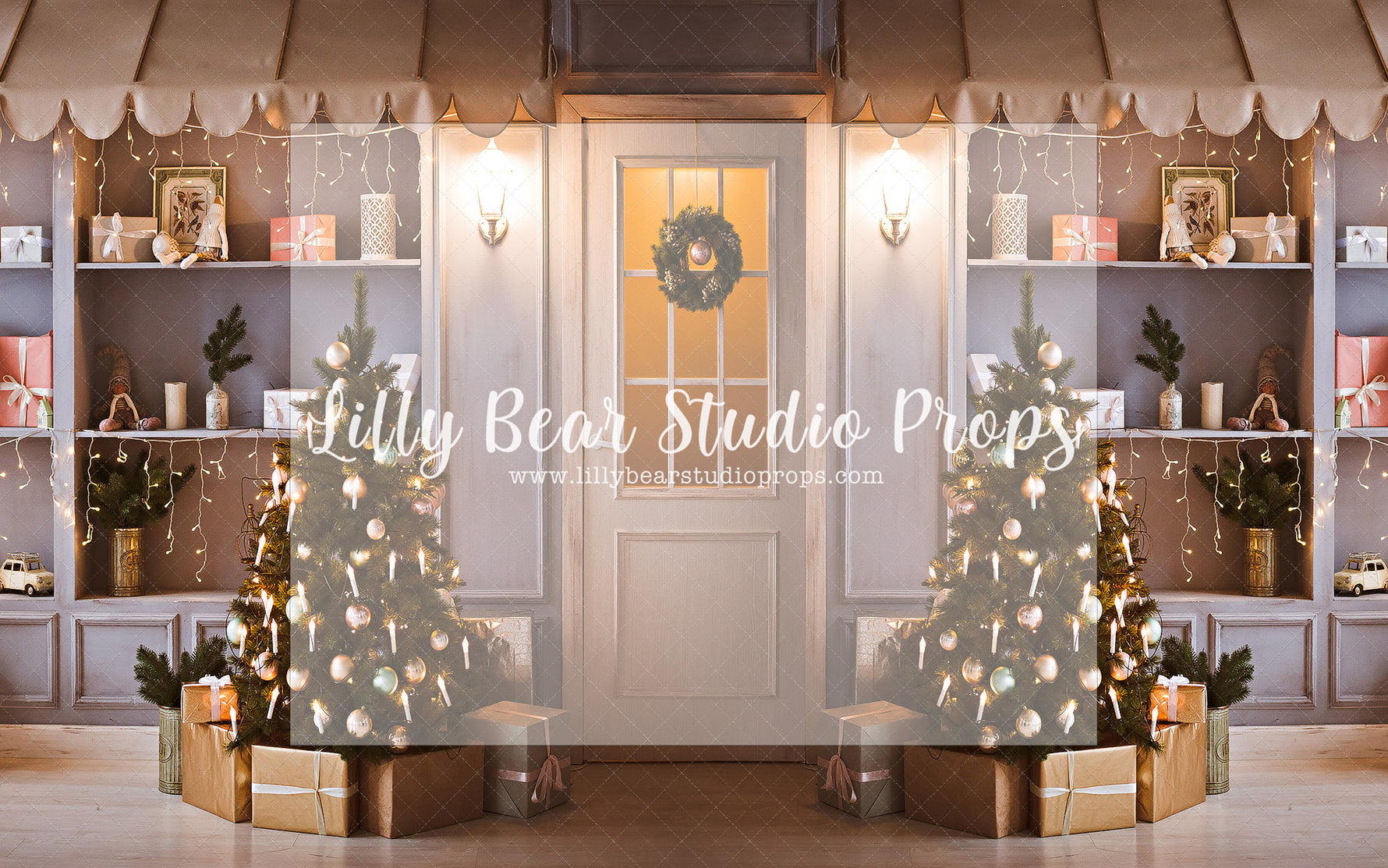 Open By Christmas - Lilly Bear Studio Props, christmas, Cozy, Decorated, Festive, Giving, Holiday, Holy, Hopeful, Joyful, Merry, Peaceful, Peacful, Red & Green, Seasonal, Winter, Xmas, Yuletide