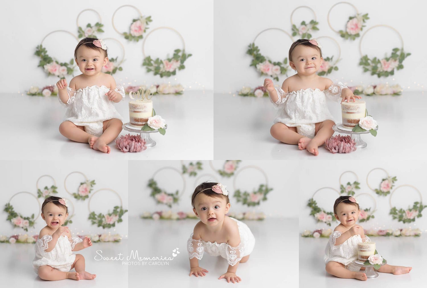 Ophelia by Sweet Memories Photos By Carolyn sold by Lilly Bear Studio Props, birthday - cake smash - FABRICS - floral