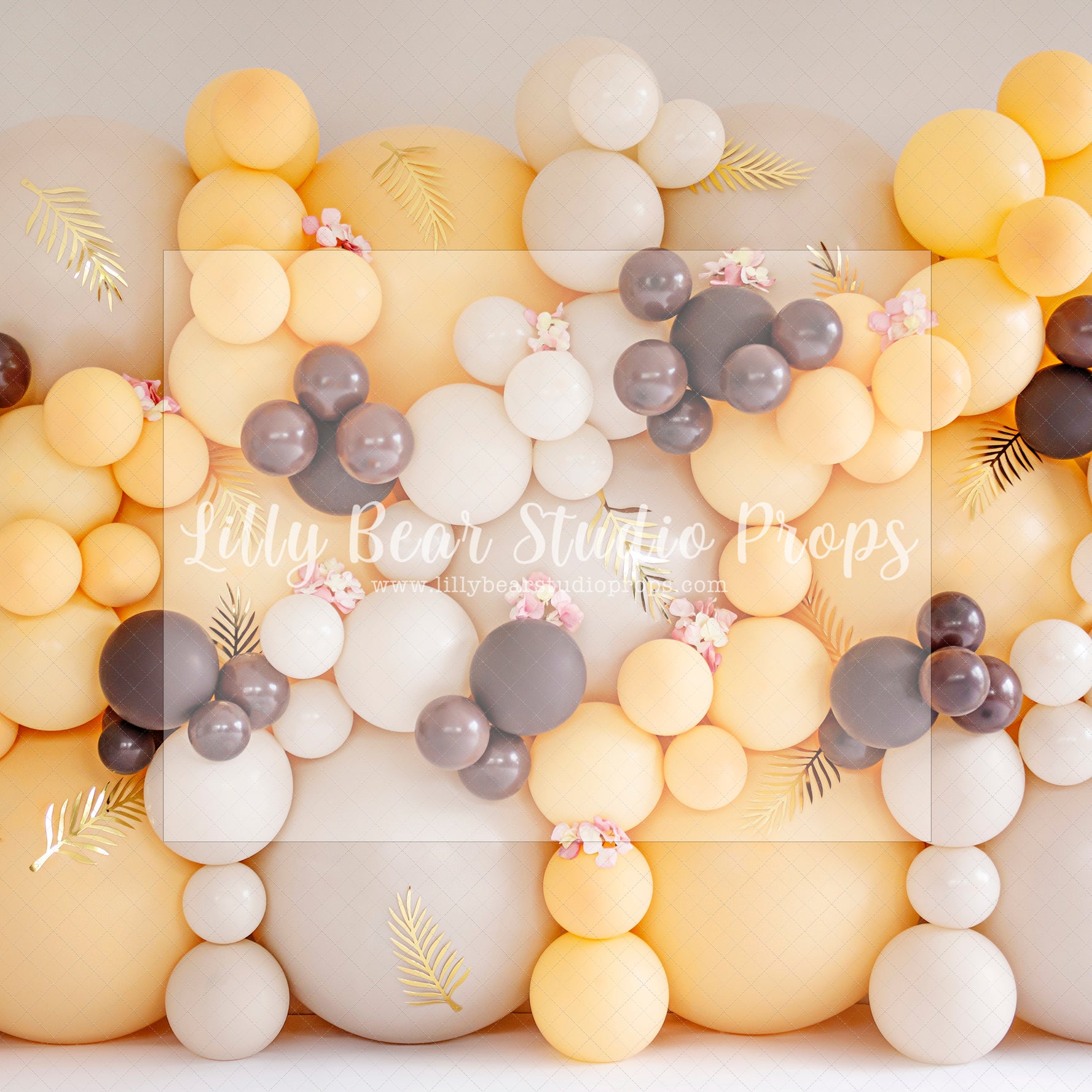 Orange Brown Beige Flowers Balloon Wall - Lilly Bear Studio Props, balloon, balloon chic, balloon flowers, balloon wall, bee, bee hive, bees, bird cages, bumble bee, busy bee, fall, fall colors, fall critters, fall leaves, fall season, floral, fox, gold leaf, happy bee day, honey bees, mushroom, spring, spring ballooons, spring floral, spring flowers, spring tangerine, tangerine, white balloon wall, white balloons, yellow balloons, yellow brown white, yellow floral, yellow flowers