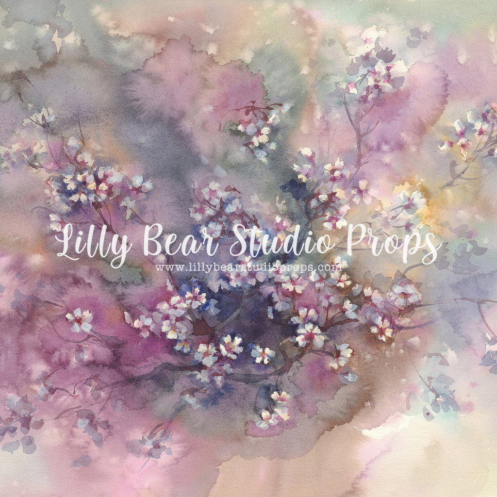 Orchid Day by Lilly Bear Studio Props sold by Lilly Bear Studio Props, abstract - blue - FABRICS - floral - girl - hand