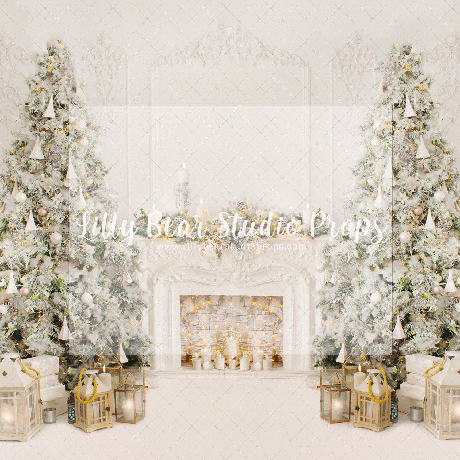 Ornate Christmas - Lilly Bear Studio Props, christmas, Cozy, Decorated, Festive, Giving, Holiday, Holy, Hopeful, Joyful, Merry, Peaceful, Peacful, Red & Green, Seasonal, Winter, Xmas, Yuletide