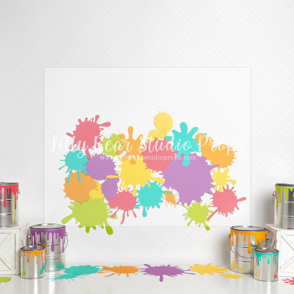 Paint Splash - Lilly Bear Studio Props, paint, paint bucket