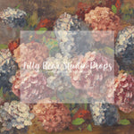 Painted Hydranga - Lilly Bear Studio Props, floral, painted floral, spring, spring flowers, spring hydranga