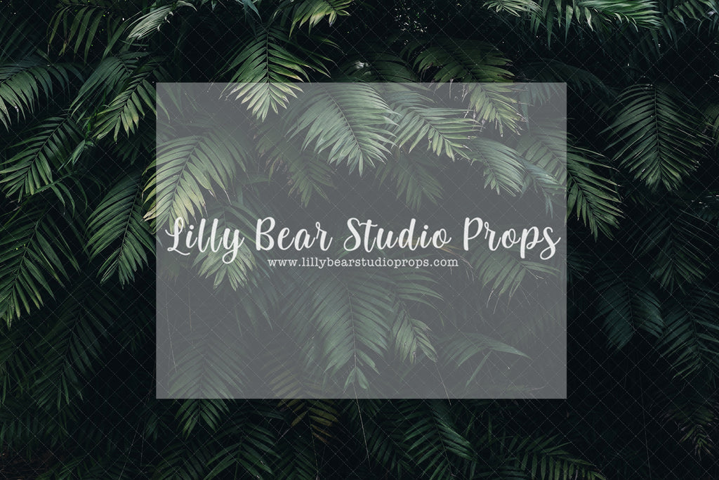 Palm Forest - Lilly Bear Studio Props, green palms, greenery, jungle, jungle wall, leaf, leaves, palm trees, palms