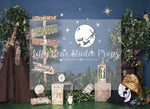 Pan goes to Neverland by Angelica Knowland - Lilly Bear Studio Props, disney, lost boys, neverland, peter pan, peter pan moon, skull rock, the lost boys, tinker bell, wendy