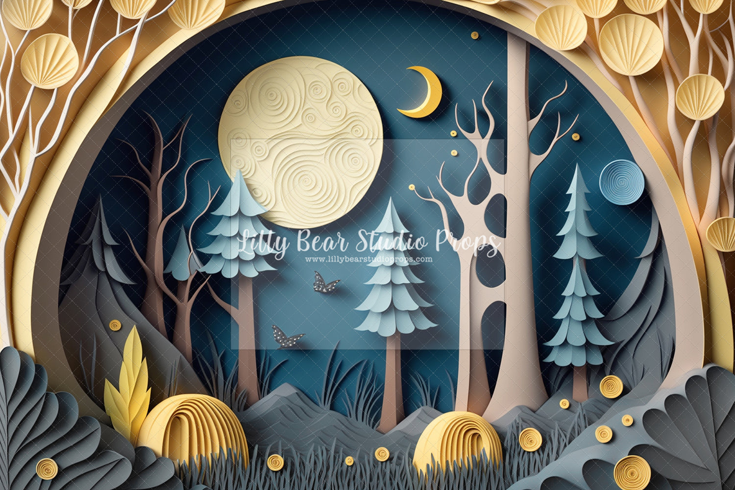 Paper Night Forest