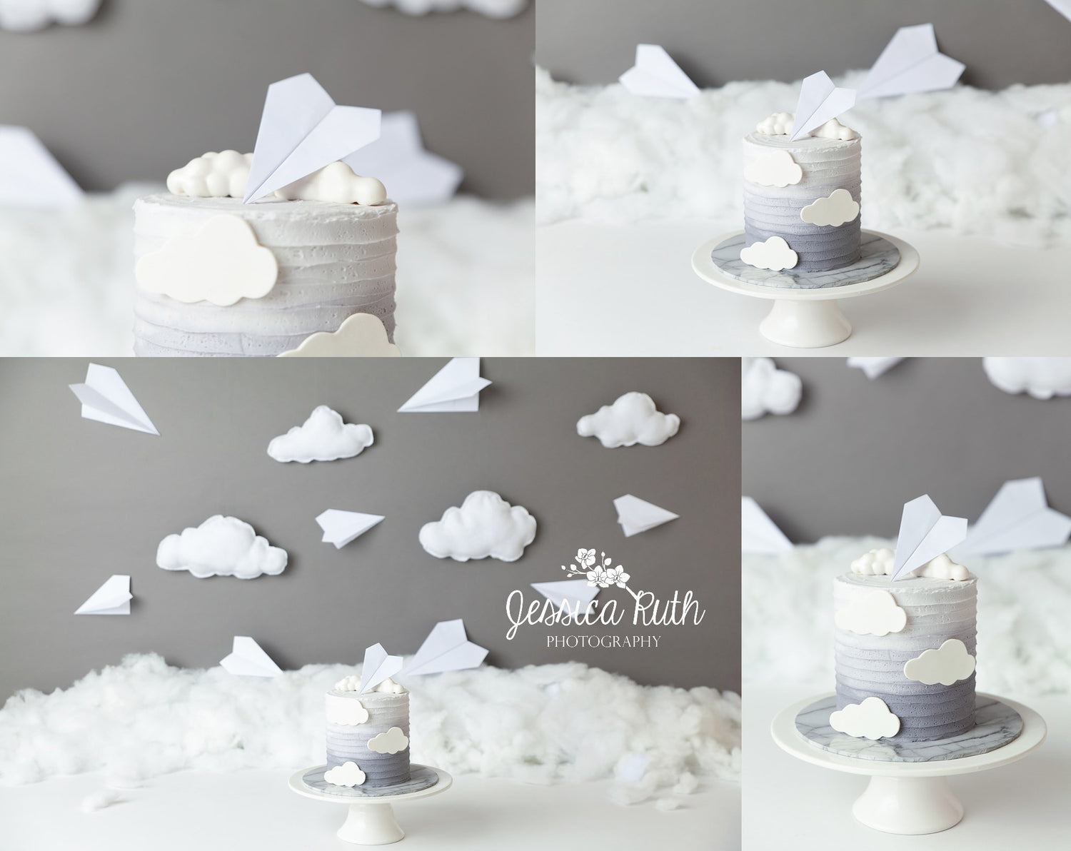 Paper Planes by Jessica Ruth Photography sold by Lilly Bear Studio Props, adventure - airplane - clouds - floating clou