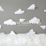 Paper Planes by Jessica Ruth Photography sold by Lilly Bear Studio Props, adventure - airplane - clouds - floating clou