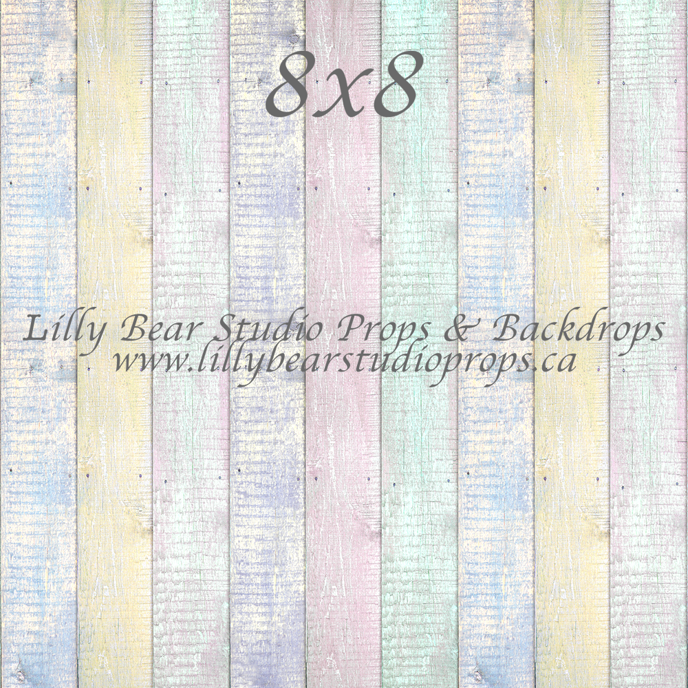 Pastel Chalk Vertical Wood Planks Floor - Lilly Bear Studio Props, FABRICS, FLOORS, mat floors