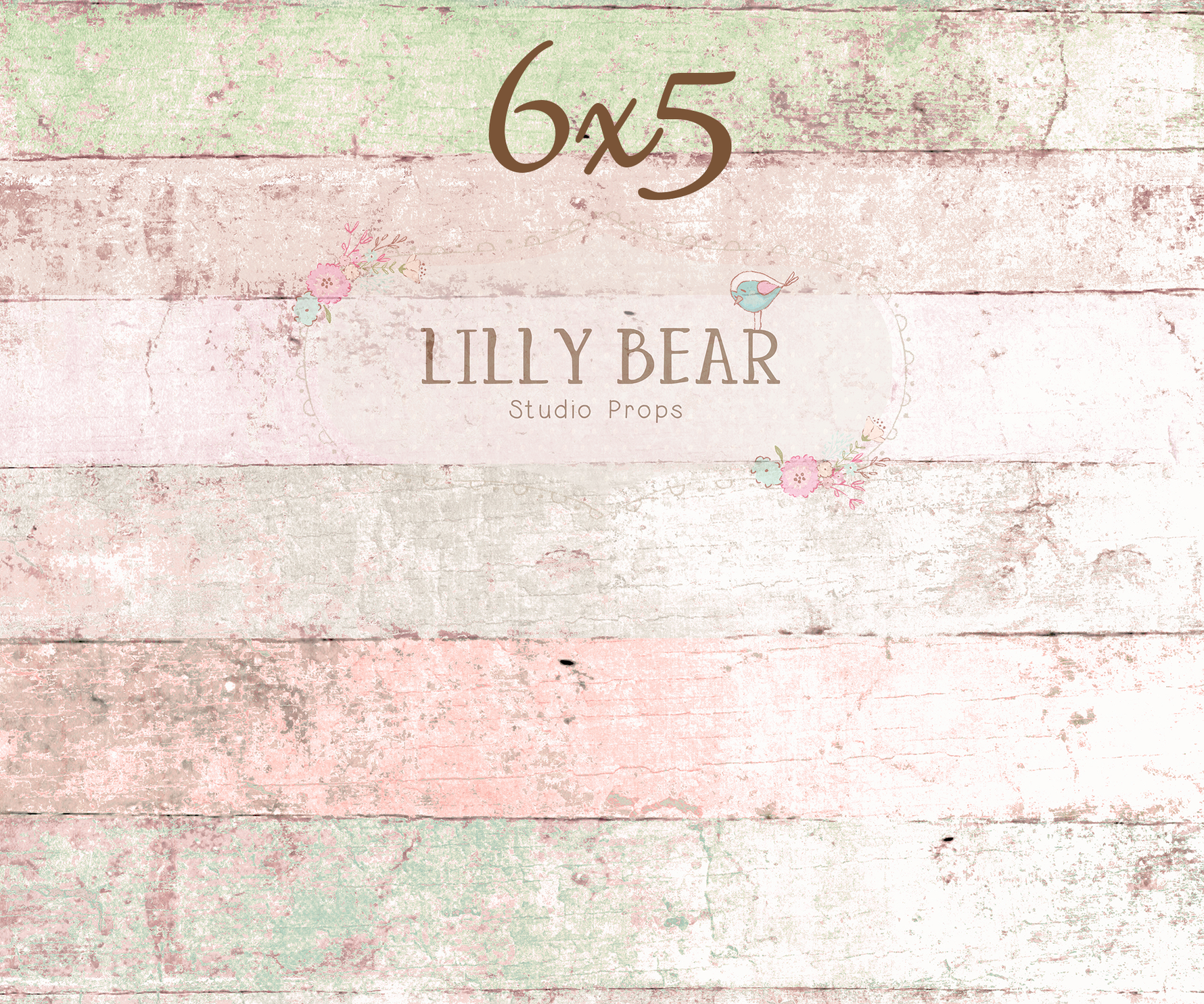 Pastel Planks Horizontal Wood Planks Floor - Lilly Bear Studio Props, FABRICS, FLOORS, mat floors
