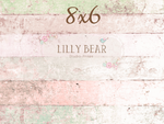 Pastel Planks Horizontal Wood Planks Floor - Lilly Bear Studio Props, FABRICS, FLOORS, mat floors
