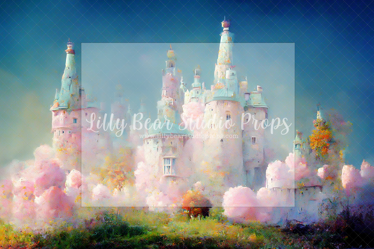 Pastel Castle in the Clouds