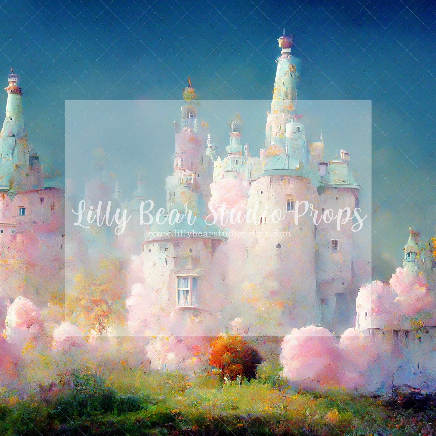 Pastel Castle in the Clouds