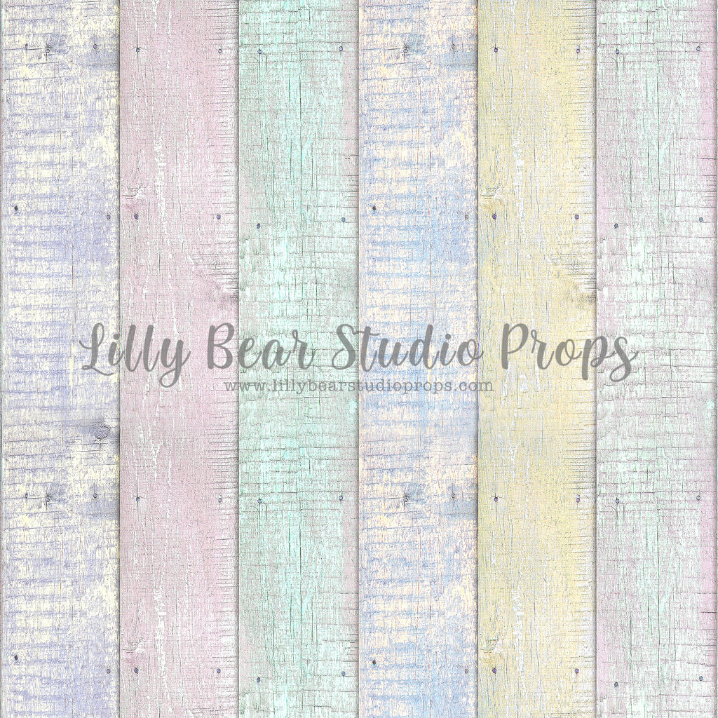 Pastel Chalk Vertical Wood Planks Floor - Lilly Bear Studio Props, FABRICS, FLOORS, mat floors
