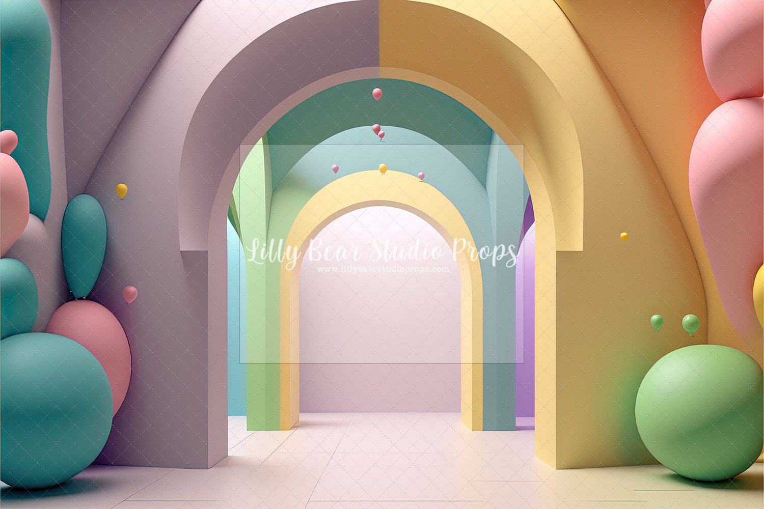 Pastel Hallway